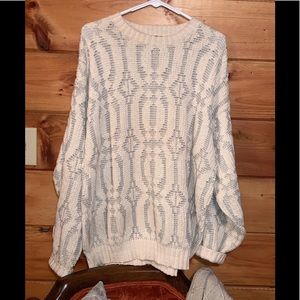 VINTAGE Knit Sweater - Boyfriend